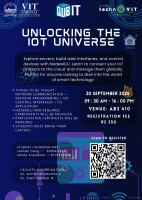 Unlocking the IoT Universe 2024 Technical Event Poster